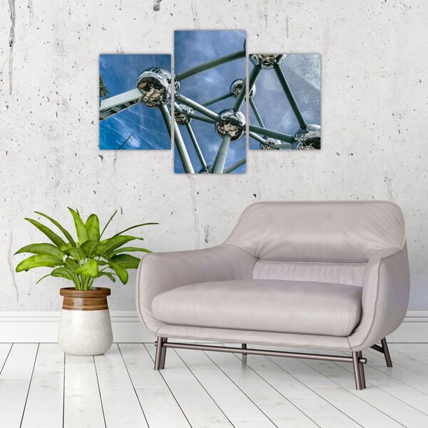 Tablou- atomium la Bruxelles (90x60 cm)