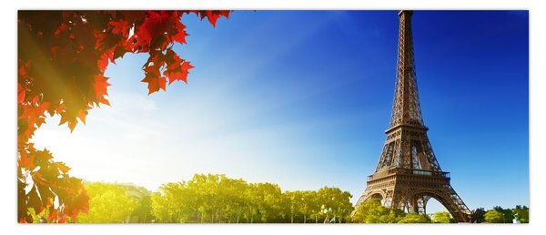 Tablou - toamna la Paris (120x50 cm)