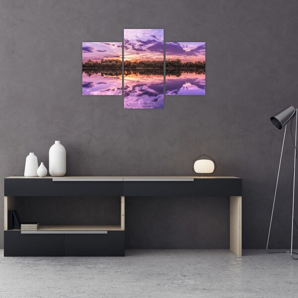 Tablou cu cerul violet (90x60 cm)