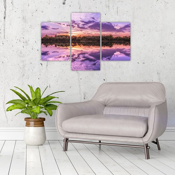 Tablou cu cerul violet (90x60 cm)
