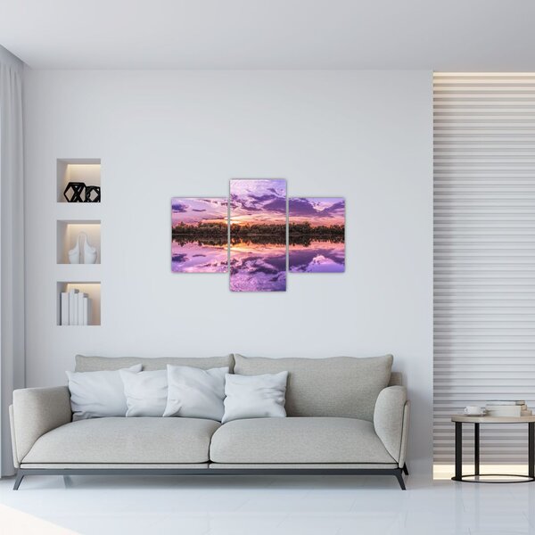 Tablou cu cerul violet (90x60 cm)