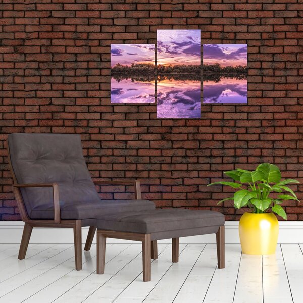 Tablou cu cerul violet (90x60 cm)