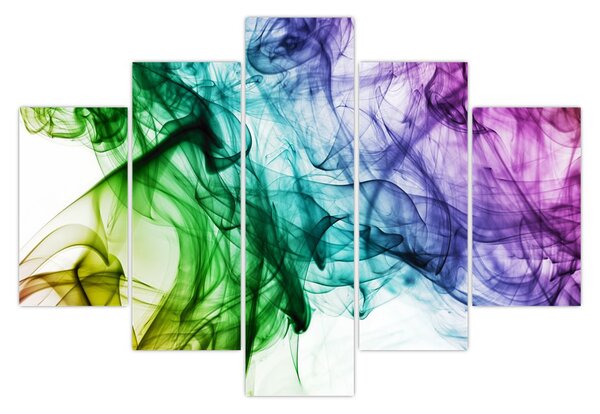Tablou - fum colorat (150x105 cm)