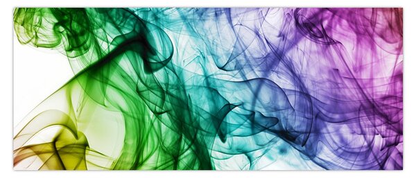 Tablou - fum colorat (120x50 cm)