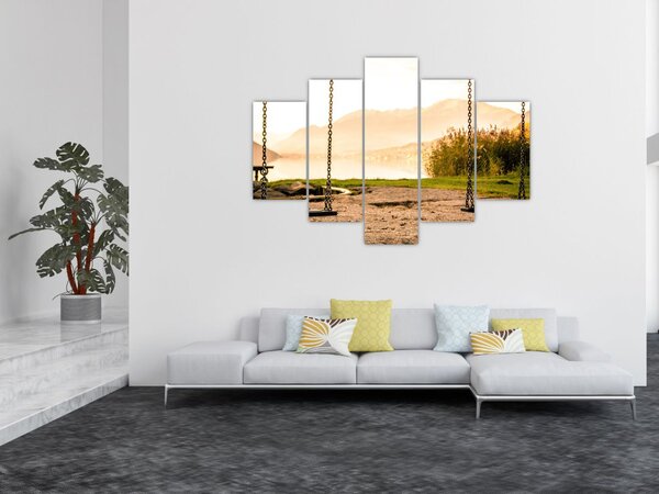 Tablou - balansoar în natură (150x105 cm)