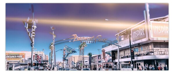 Tablou cu strada în Las Vegas (120x50 cm)