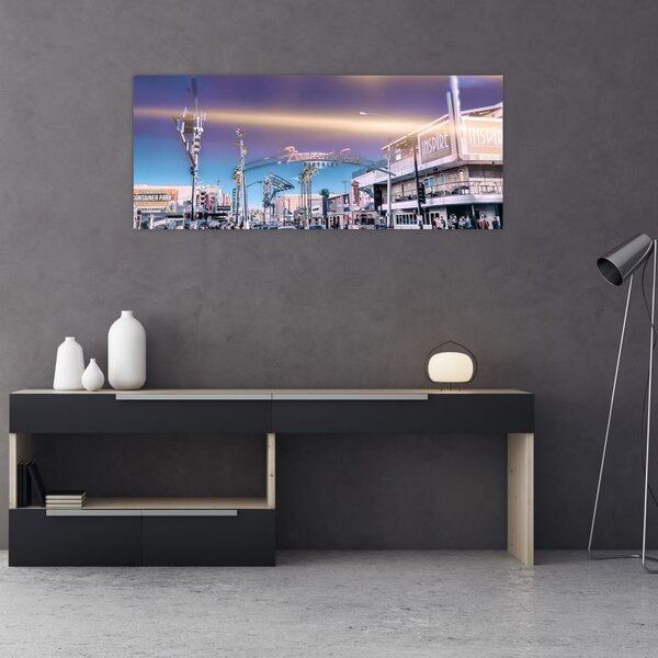 Tablou cu strada în Las Vegas (120x50 cm)