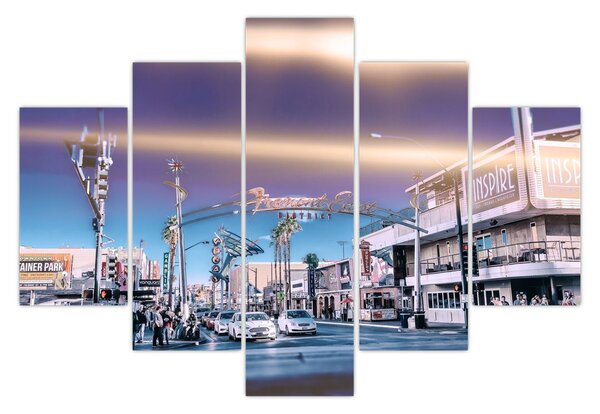 Tablou cu strada în Las Vegas (150x105 cm)