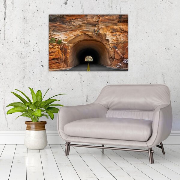 Tablou - tunel în stâncă (70x50 cm)