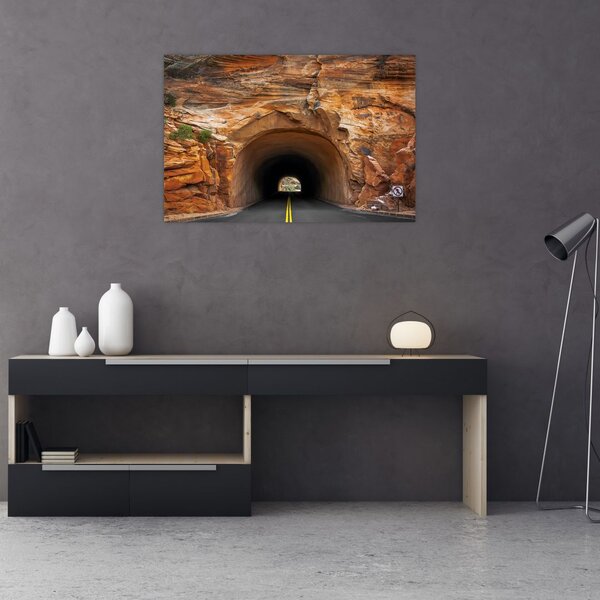 Tablou - tunel în stâncă (90x60 cm)