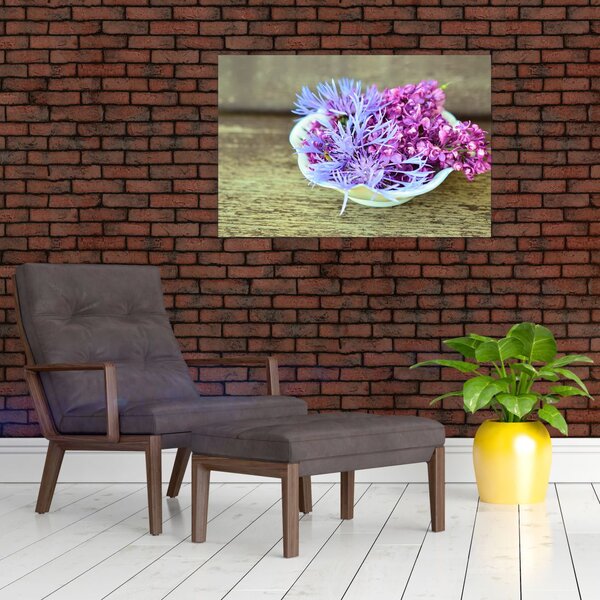 Tablou cu decorațiune din lavanda (90x60 cm)