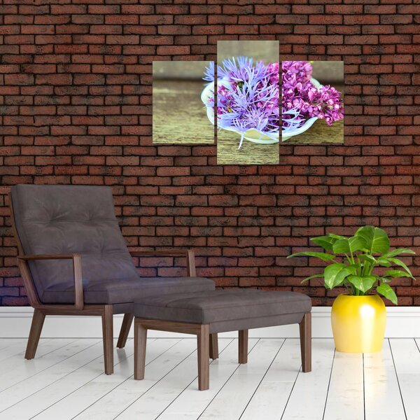 Tablou cu decorațiune din lavanda (90x60 cm)