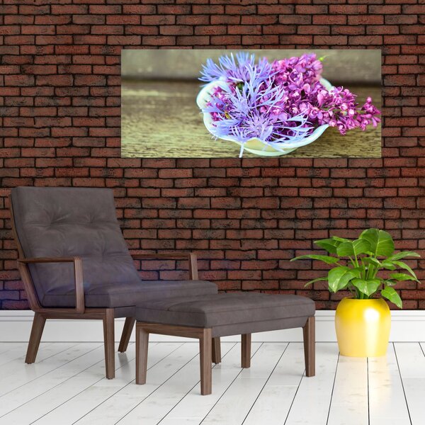 Tablou cu decorațiune din lavanda (120x50 cm)