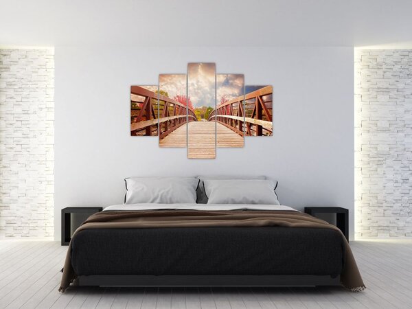 Tablou - pod din lemn (150x105 cm)