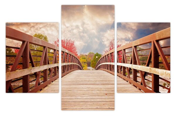 Tablou - pod din lemn (90x60 cm)