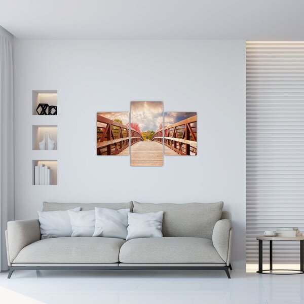 Tablou - pod din lemn (90x60 cm)