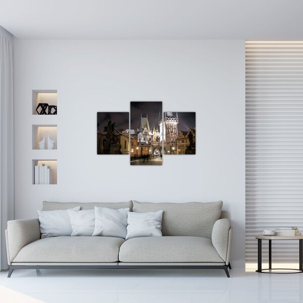 Tablou cu Poarta de pulbere iluminată (90x60 cm)