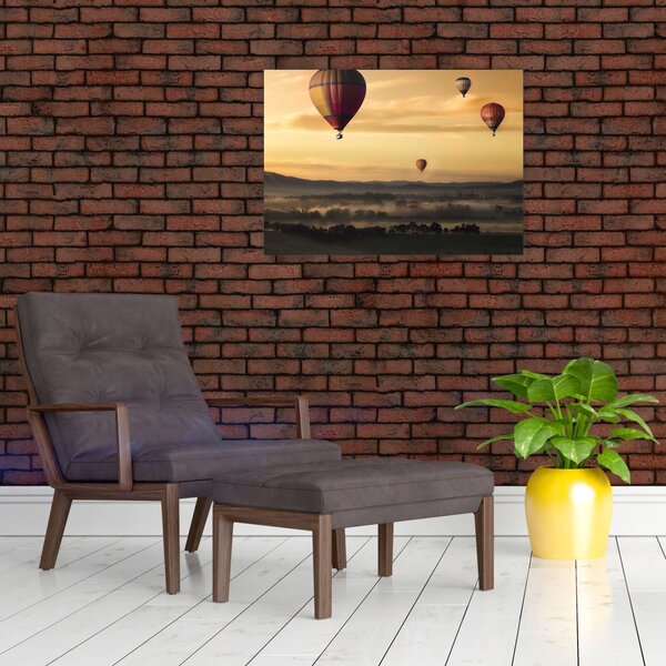 Tablou cu baloane zburând (70x50 cm)
