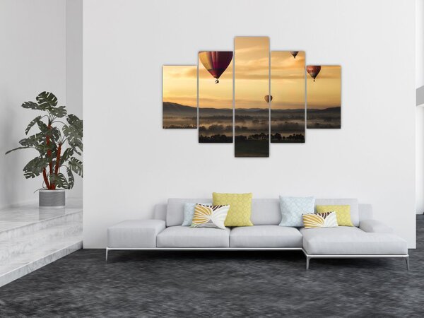 Tablou cu baloane zburând (150x105 cm)