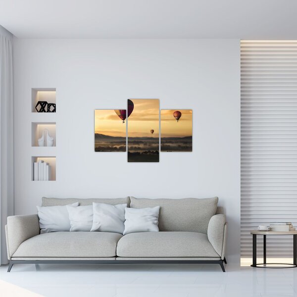 Tablou cu baloane zburând (90x60 cm)