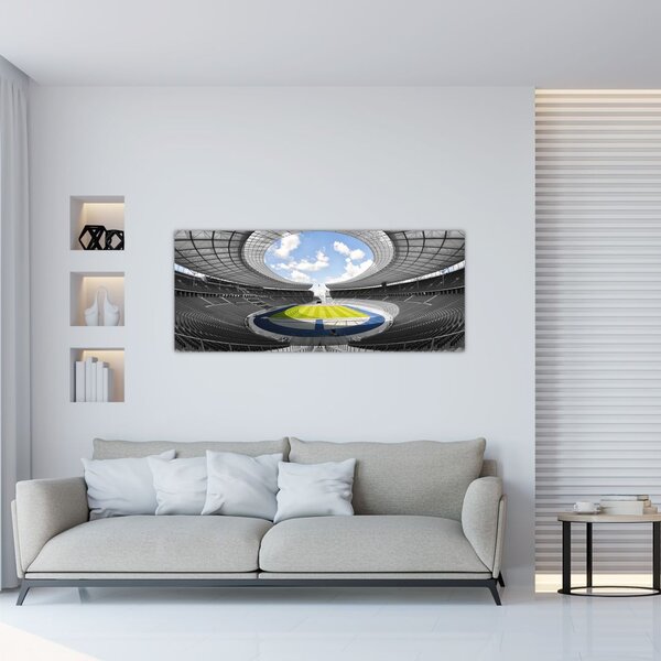 Tablou - stadionul de fodbal (120x50 cm)