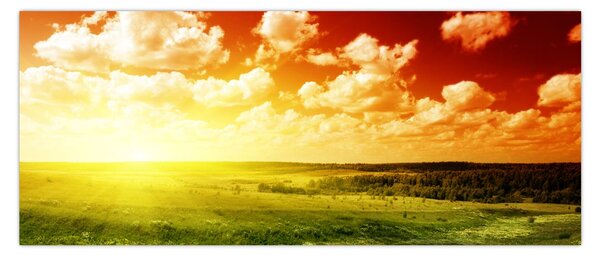 Tablou cu furtuna de vară (120x50 cm)