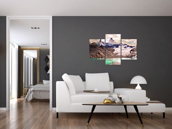 Tablou cu lac montan (90x60 cm)