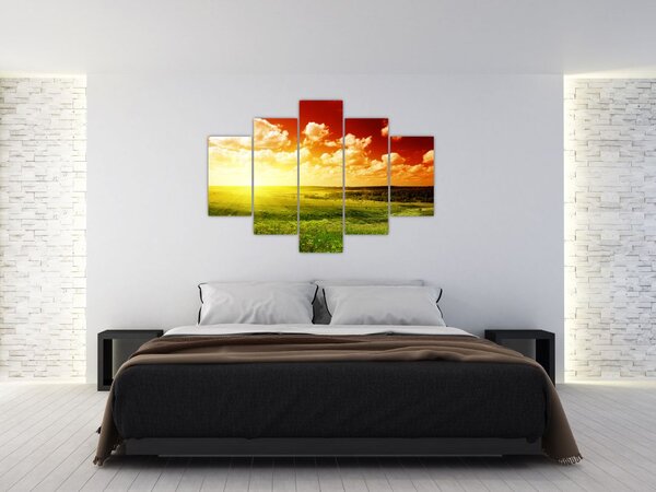 Tablou cu furtuna de vară (150x105 cm)
