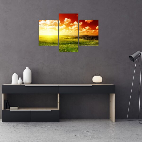 Tablou cu furtuna de vară (90x60 cm)