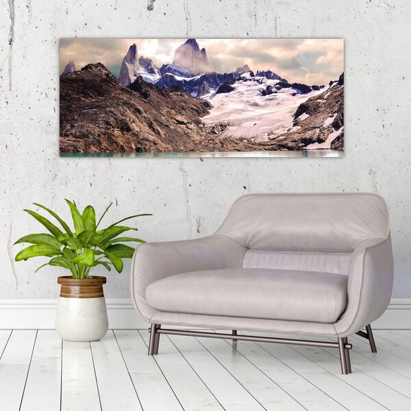 Tablou cu lac montan (120x50 cm)