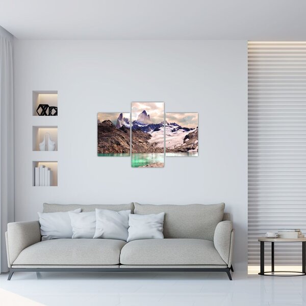 Tablou cu lac montan (90x60 cm)