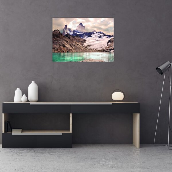 Tablou cu lac montan (70x50 cm)