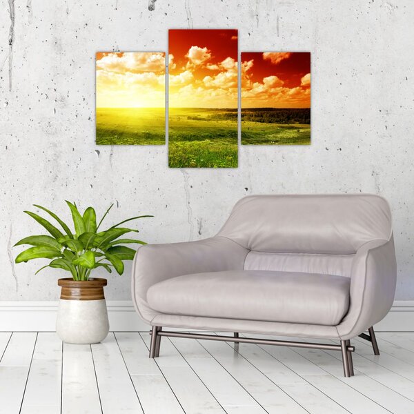 Tablou cu furtuna de vară (90x60 cm)