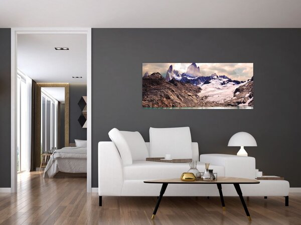 Tablou cu lac montan (120x50 cm)