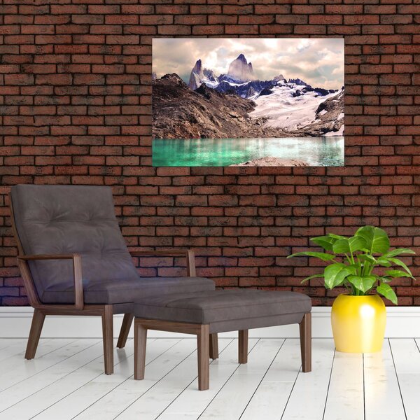 Tablou cu lac montan (90x60 cm)