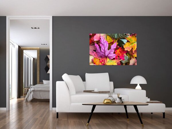 Tablou - frunze de toamnă (90x60 cm)