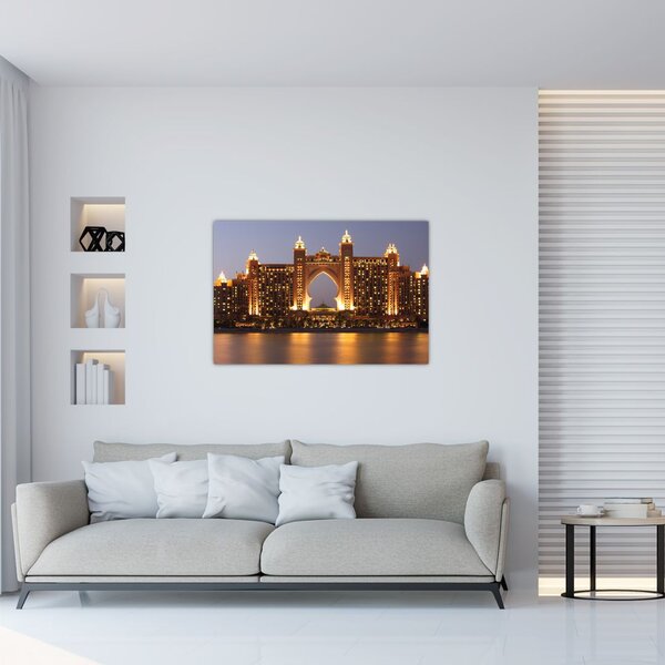 Tablou construcției în Dubai (90x60 cm)
