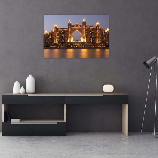 Tablou construcției în Dubai (90x60 cm)