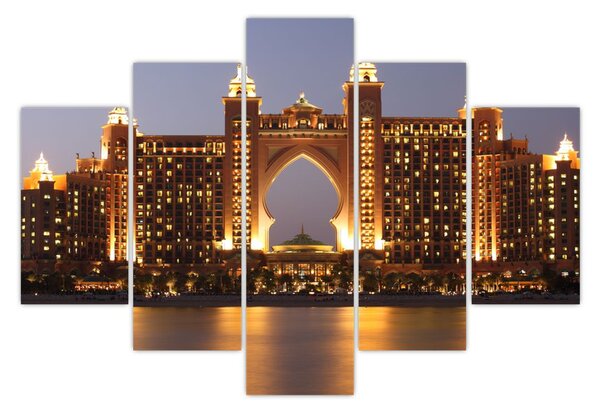 Tablou construcției în Dubai (150x105 cm)