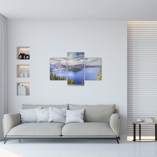 Tablou lacul montan (90x60 cm)
