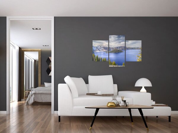 Tablou lacul montan (90x60 cm)