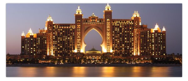Tablou construcției în Dubai (120x50 cm)
