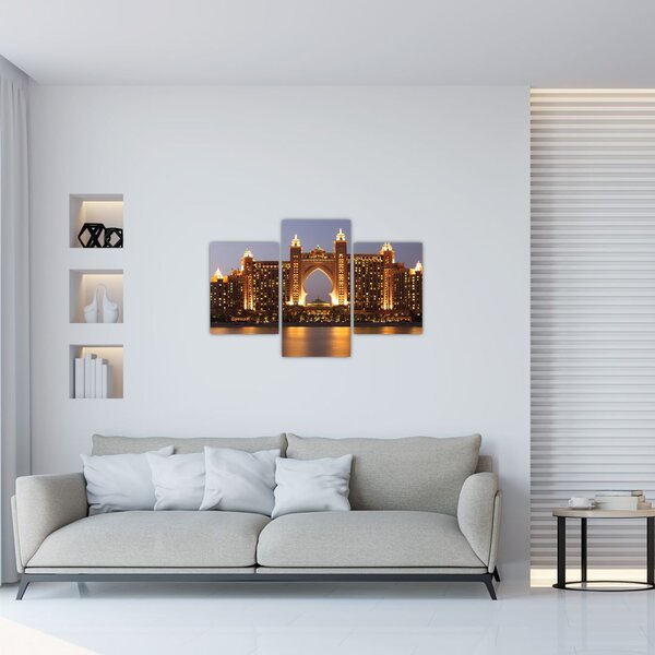 Tablou construcției în Dubai (90x60 cm)
