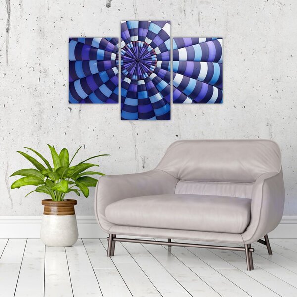 Tablou cu structura balonului zburător (90x60 cm)