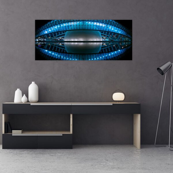 Tablou cu stadion de fotbal (120x50 cm)