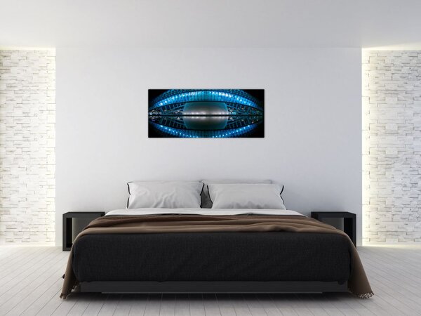Tablou cu stadion de fotbal (120x50 cm)