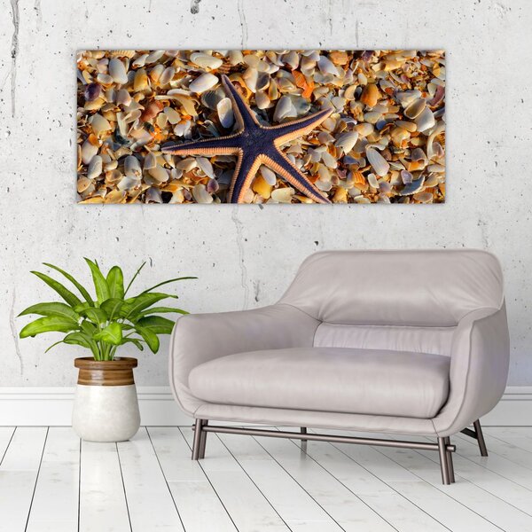 Tablou cu stea de mare (120x50 cm)