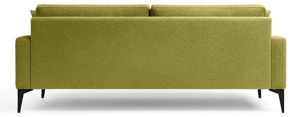 Canapea Fixă AZURRO, 3 locuri, 205x90x85 cm, Verde-Olive-Mystery
