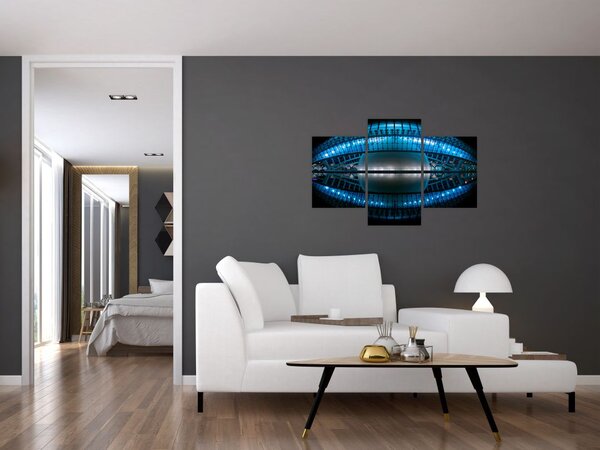 Tablou cu stadion de fotbal (90x60 cm)