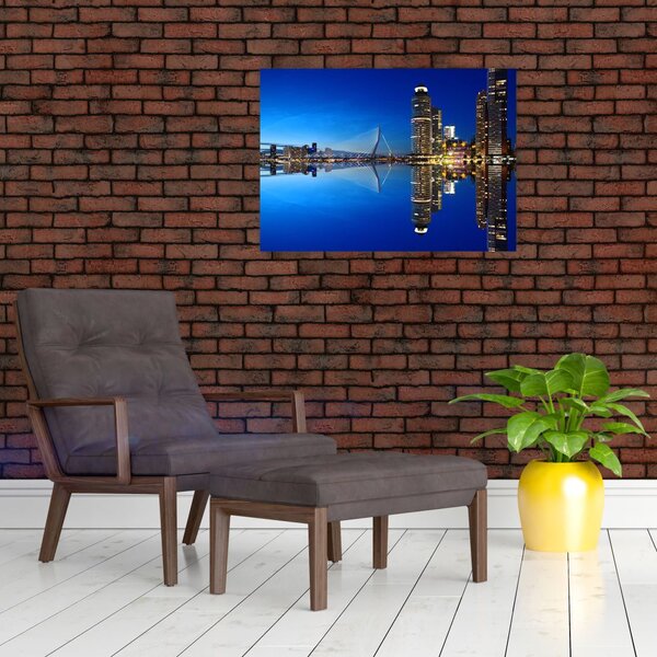 Tablou - Rotterdam nocturn (70x50 cm)